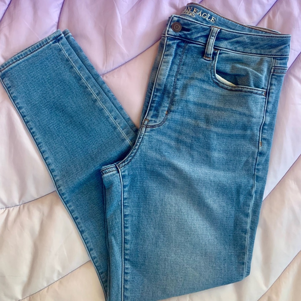 AE Super High Rise Jeggings